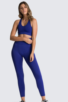 Seamless Knitted Yoga Set for Women with Vest