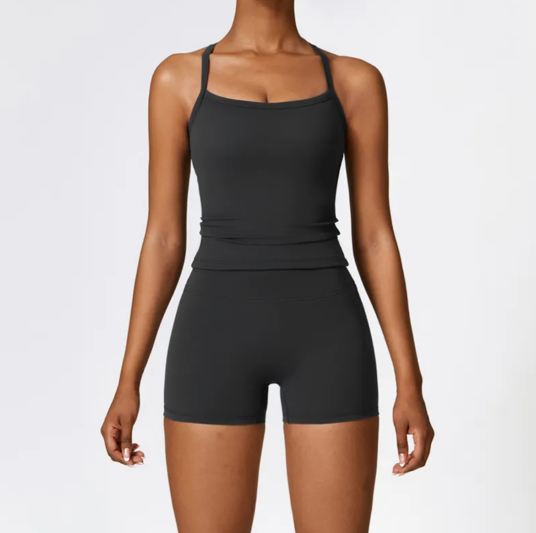 Slimming Brushed Fit Quick-Dry Yoga Set