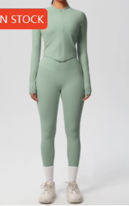 Women's Fleece High-Waist Wide-Leg Yoga Set