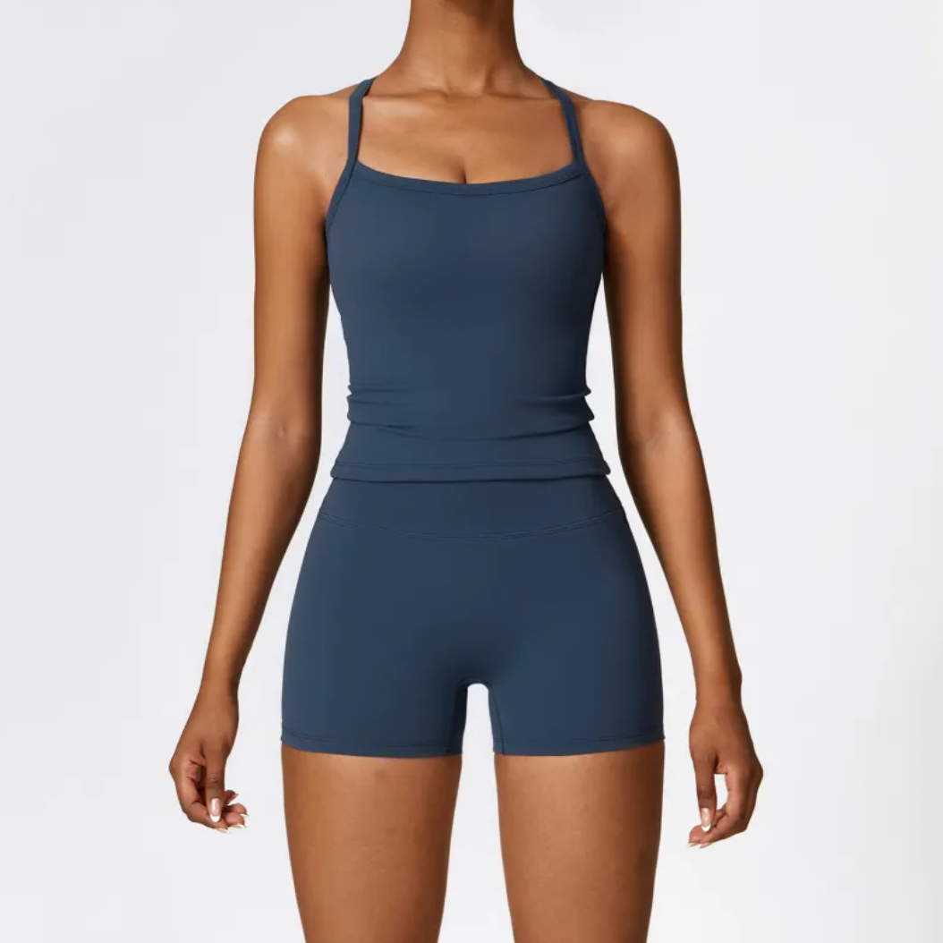 Slimming Brushed Fit Quick-Dry Yoga Set
