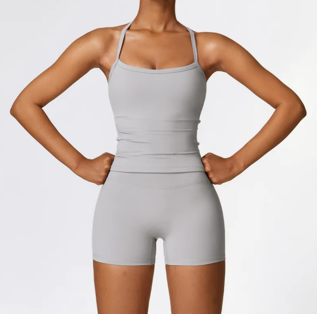 Slimming Brushed Fit Quick-Dry Yoga Set