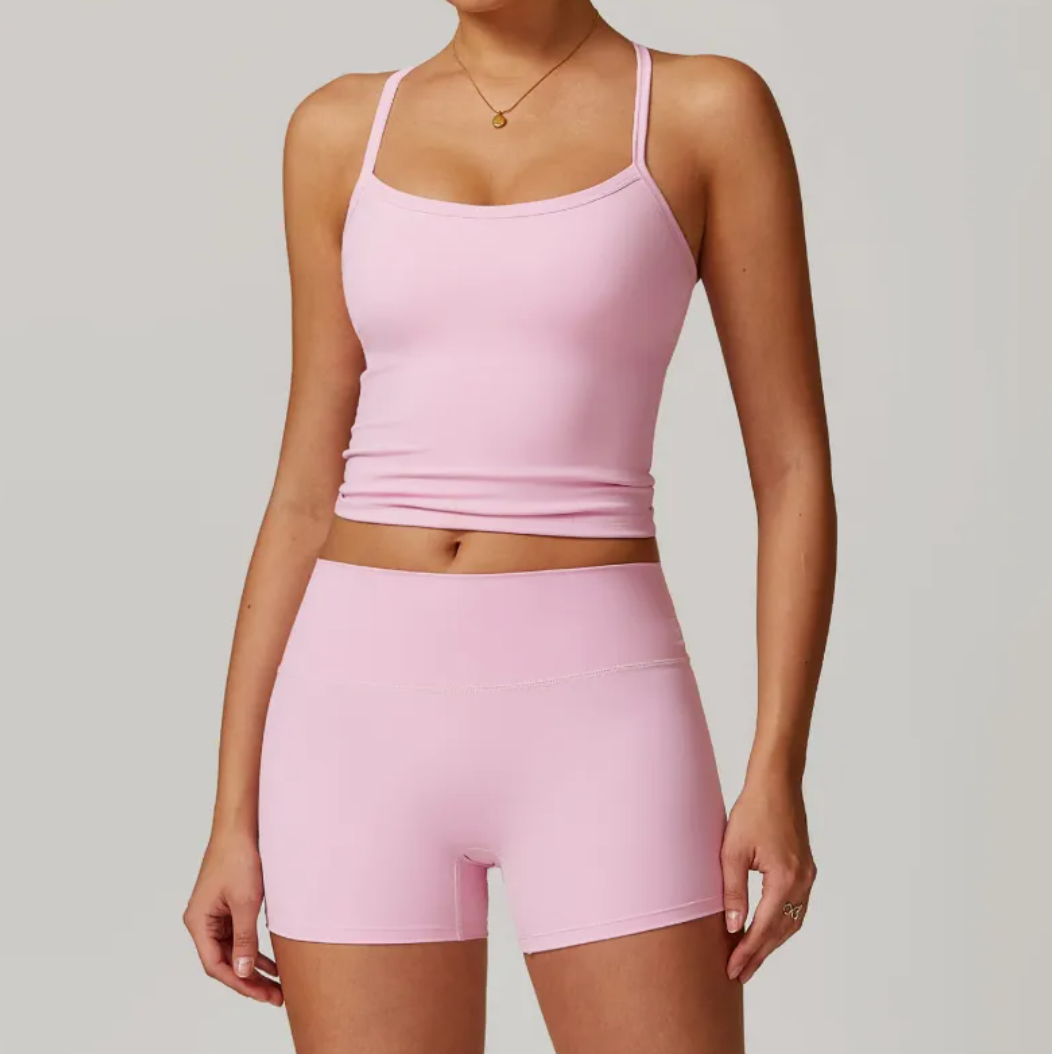 Slimming Brushed Fit Quick-Dry Yoga Set